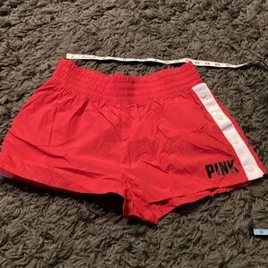 PINK Victoria's Secret Red Athletic Shorts